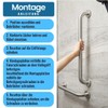 Stahlia Grab Rail Diameter 30 mm Brushed Stainless Steel 350