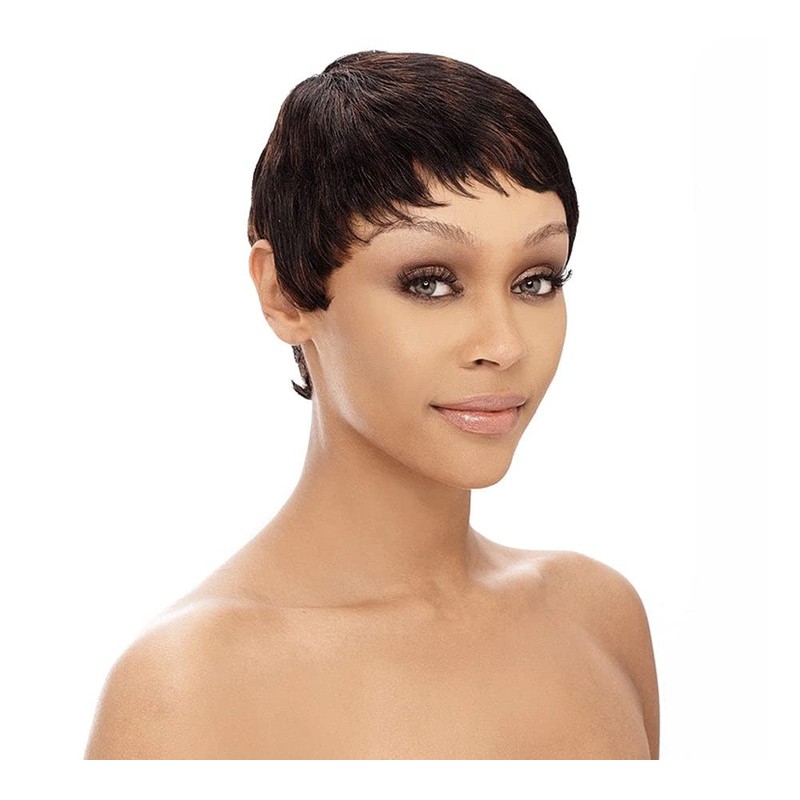 It's a Cap Weave Molly Human Regular Wig (P1B/33)