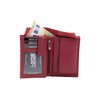 Leather Boxed Style wallet LEAS, red/cherry - ''LEAS Special Edition''