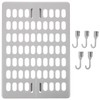 COHEALI 1 Set Nail Wall Mount Pegboard Organizer with Hooks