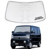 SAWAKAKI Windshield Sun Shade with Logo, Prevents Discoloration From Sun