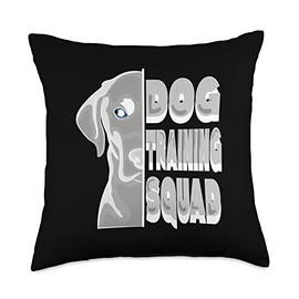 Dog Obedience School Trainer Dog Training Quote Throw Pillow