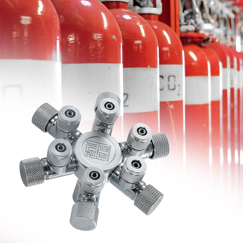 Folpus CO2 Splitter Regulator, Multi Way CO2 Regulator, Solenoid Regulator