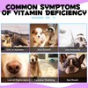 Dog Multivitamin, 15 in 1 Dog Multivitamin Liquid Drops Supplements