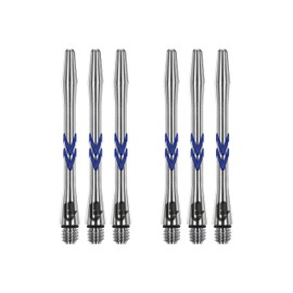 RED DRAGON Gerwyn Price Iceman V-Groove Aluminium Medium Blue Shafts (Stems)