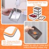Layhit 10 Set Stainless Steel Food Containers with Lids Metal