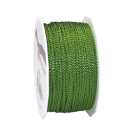 Präsent 2 mm -50 m 1-Piece C.E. Pattberg Ribbon Mosel Cord, Green
