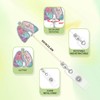 Lung Badge Reel, Funny Respiratory Therapist Anatomy Organ Badge Reels