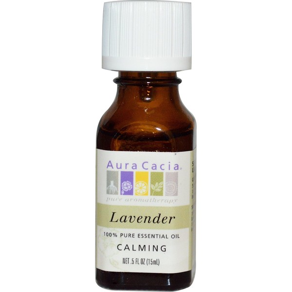 Aura Cacia 100 Percent Pure Lavender Essential Oil, 0.5 Ounce - 3 per case.