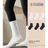 3-12 Pack Womens Crew Socks Size 6-9 LightWeight Thin Casual