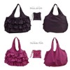 Laruis Folding Eco Bag, Lightweight, Compact, Cute, Stylish, Ruffles, Foldable