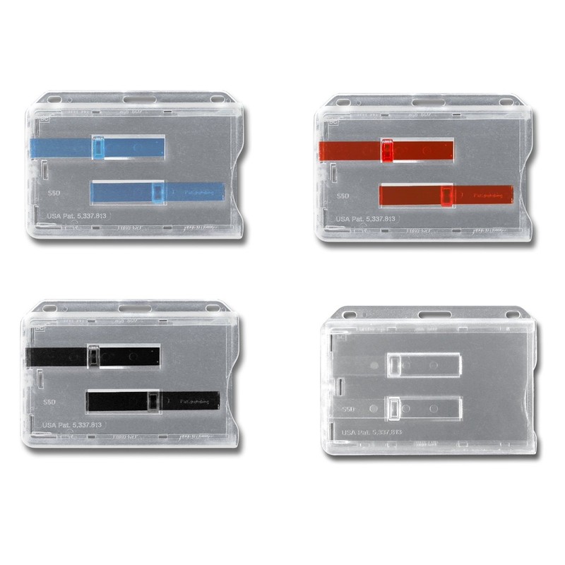 Waizmann.IDeaS® 5 x Card Holder ID Card Holder Name Plate