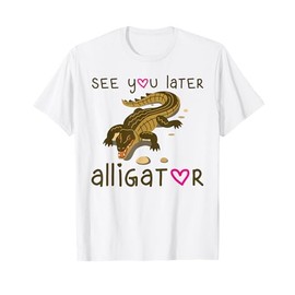 See You Later Alligator Shirt Kids Florida Gator Crocodile T-Shirt