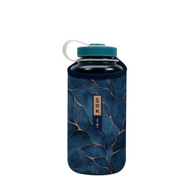 Sok It BotlSok Water Bottle Sleeve Insulated Neoprene Cover (Midnight Hour, Fits 32oz Nalgene)