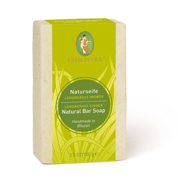 Primavera: Natural Soap Lemongrass Ginger (100g)
