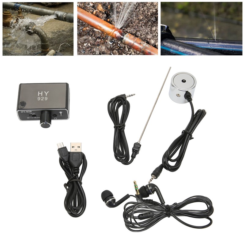 Water Leakage Detector Professional High Strength Dual Probes Water Pipeline