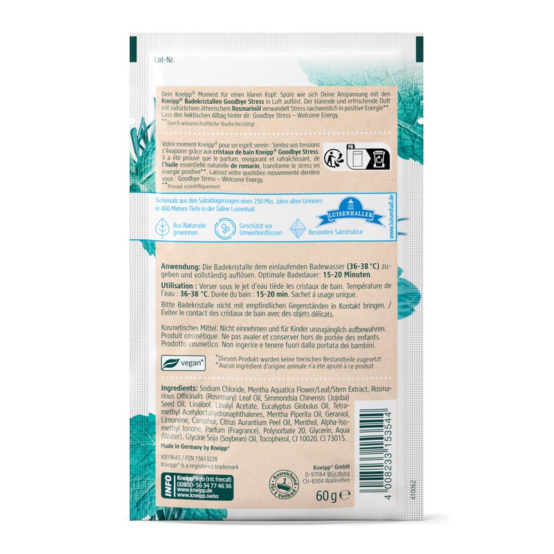 Kneipp Gift Set Moments of Relaxation - Selected Bath Crystals