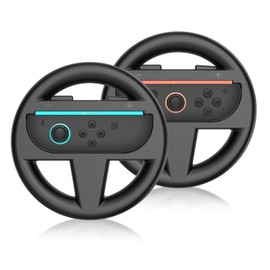 FrostVerve Lenkräder Kompatibel mit Switch 2 Konsole JoyCons, Rennräder für Switch 2025 Joycon Controller Attachment Zubehör 2 Stück