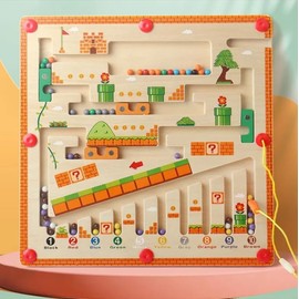 Montessori Toys,Magnetic Color and Number Maze,Toddler Fine Motor Skills Toys for Boys Girls