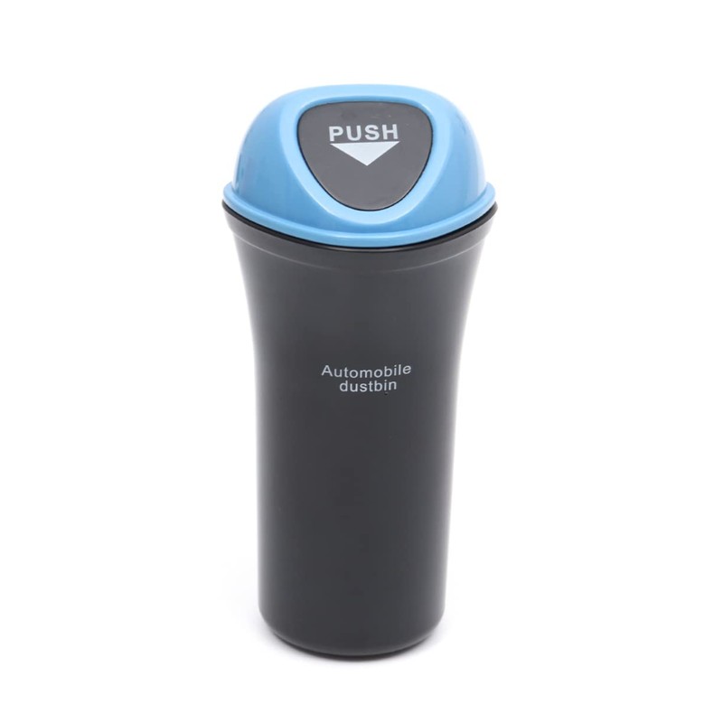 FUNOMOCYA Portable Garbage Can Leakproof Vehicle Trash Bin Clip Design