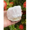 GAF TREASURES X-Large Pink Calcite Calcite Rough Natural Stones, Raw