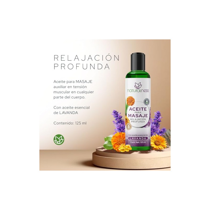 Aceite Relajante para Masaje Relajación Profunda Naturalness 125 ml –