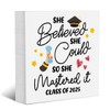 Graduation Decorations 2025, Graduation Gifts, She Believed She Could So