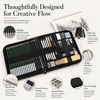 54-Piece Drawing and Sketching Kit for Artists – Complete Pencil