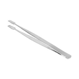 Healvian False Eyelash Tweezer Durable Stainless Steel Stamp Nipper with Non Slip Handle for Precision Use Crafts Stamps and Beads