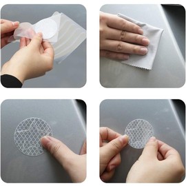 Zbssny 84Pcs Reflective Stickers Safety Warning Soft Night Visibility Multi Shapes Stickers Kit for Night Visibility,Bike Stickers, MTB Stickers, Helmets, Cars & Strollers