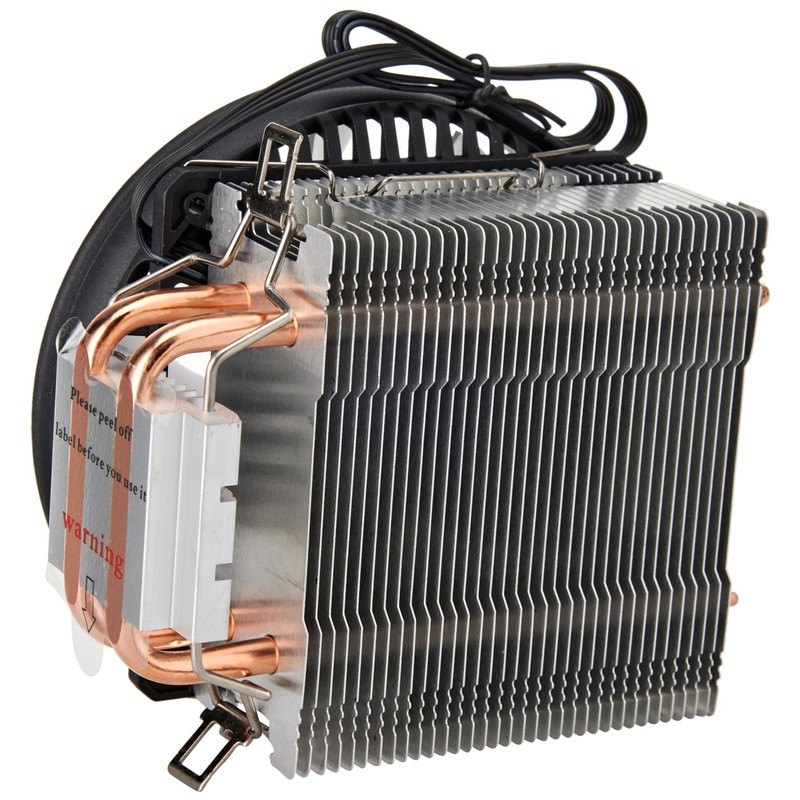 MARSGAMING MCPUARGB, RGB CPU Heatsink, 2X HCT Heatpipes, TDP 130W,