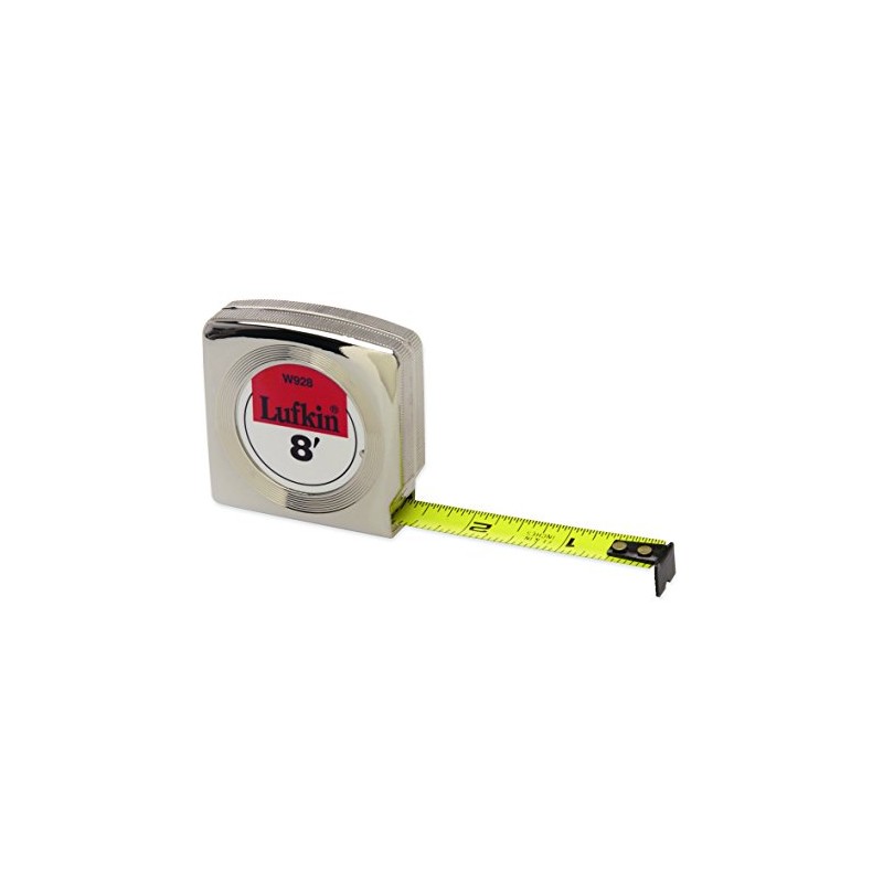 Lufkin W9210 1/2" x 10' Mezurall Power Return Tape Measure,