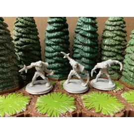 Hasbro Heroscape Marro Dividers Blackmon’s Siege Dividers Defenders (3 Pieces) [Custom]