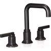 Unbranded Widespread Two- Handle Gooseneck Bathroom Faucet in Oil Rubbed