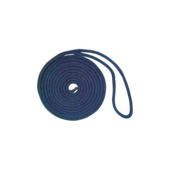 USR Nylon Double Braided Dock Line 1/2" x 20' Navy