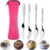 Portable Cutlery, Cutlery Kit Travel Cutlery Set Camping Cutlery Comfortable