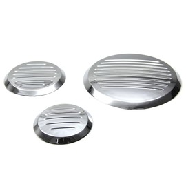 Chrome Engine Guard Cover Protector Case Trim Compatible with Honda VTX1300 2003-2009