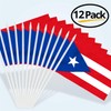 Anley Puerto Rico Mini Flag 12 Pack - Hand Held
