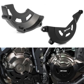Xitomer Motorcycle Clutch +Engine Cover Guard, Fit for MT-07 FZ-07 15-24/Tenere 700 XTZ690 2019-2024/ XSR700 2018-2024 Engine Guards Right and left Engine Protector Engine Stator Cover
