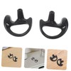 LABRIMP 1 Pair Interphone Reusable Rubber Earpiece Inserts Comfortable for