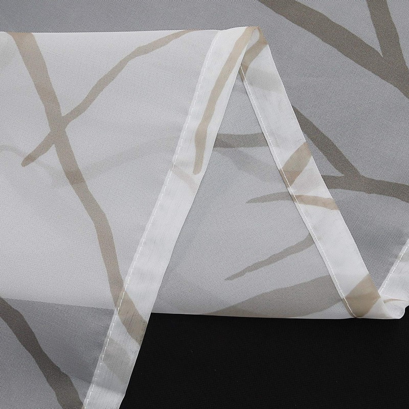 ESLIR Sliding Curtains Set of 2 Panel Curtains with Loops