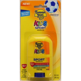 Banana Boat Spf#50+ Kids Sport Stick 0.5 Ounce (14ml) (3 Pack)