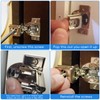 55pcs Door Hinge shims Cabinet Restrictor Clips, 86 Degree Angle