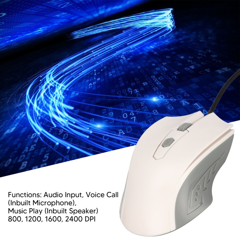 AI Voice Input Mouse Ergonomic Design AI Voice Input Adjustable
