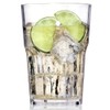 AIOS Avenue's Set of 6 Unbreakable Polycarbonate Octagon Shaped Tumblers.