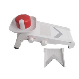 TUPPERWARE Chef Mando-Chef D202 Multi-Slicer Grater Mandolino Küchenenstar White/Red