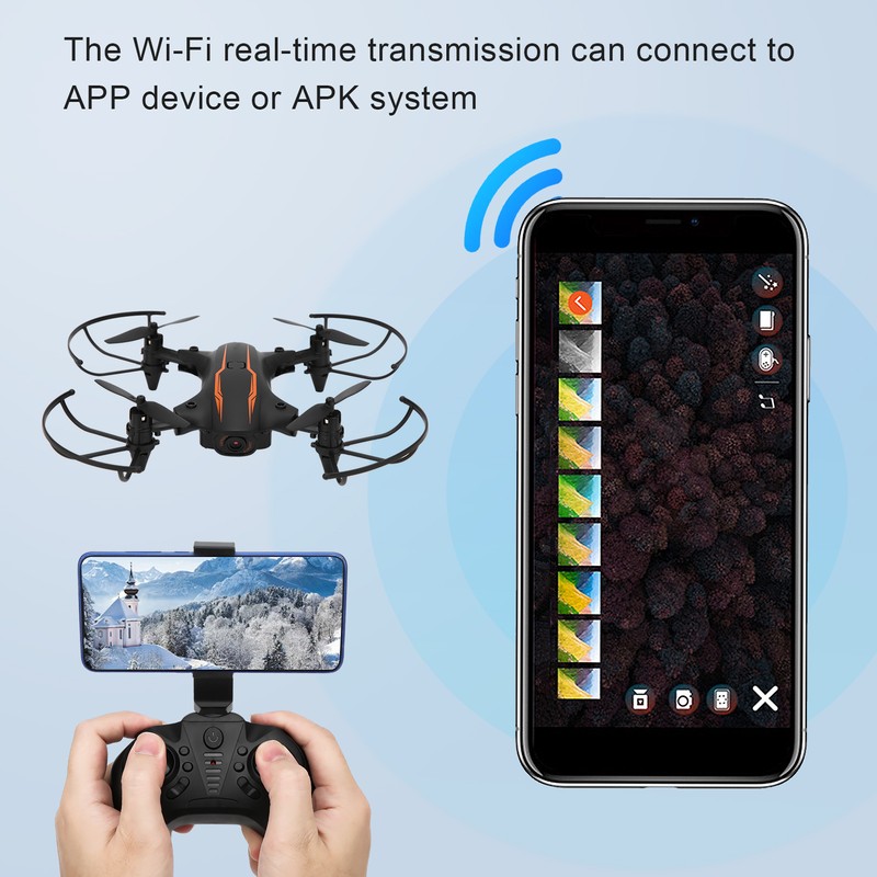 JX15 Mini Folding Drone 4K High Definition Camera WIFI Quadcopter