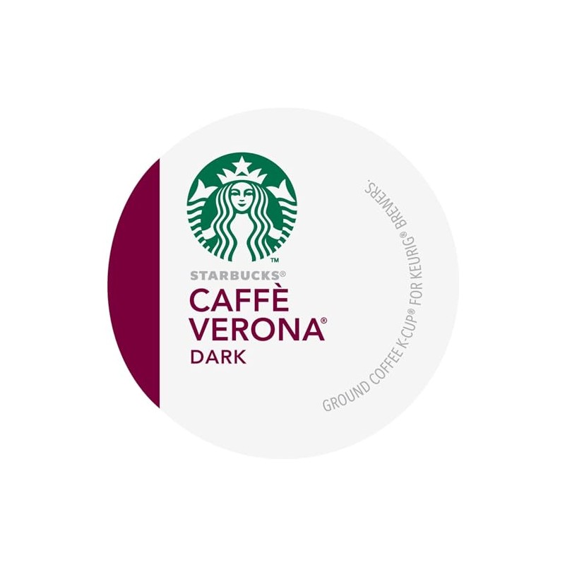 Starbucks K-Cup Coffee Pods, Dark Roast Coffee, Caffè Verona For