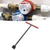 Jeanoko Water Meter Key Shut Off Tool, High Hardness Steel