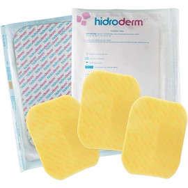 3 pzas Parche Aposito Hidrocoloide Hidro-derm 15cm x 21cm